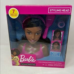 African American Barbie Doll Fashionistas Styling Head